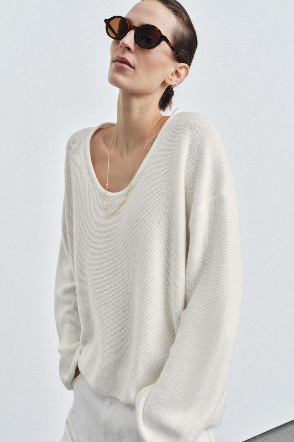 KNIT JUMPER WITH ROUND NECKLINE - Zara фото 9