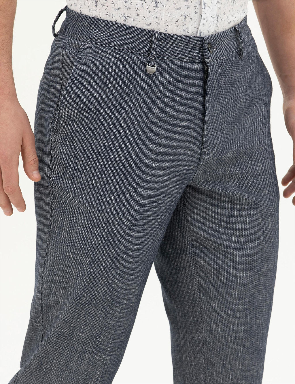 Lacivert Slim Fit Kuma_ Pantolon - Pierre cardin фото 5