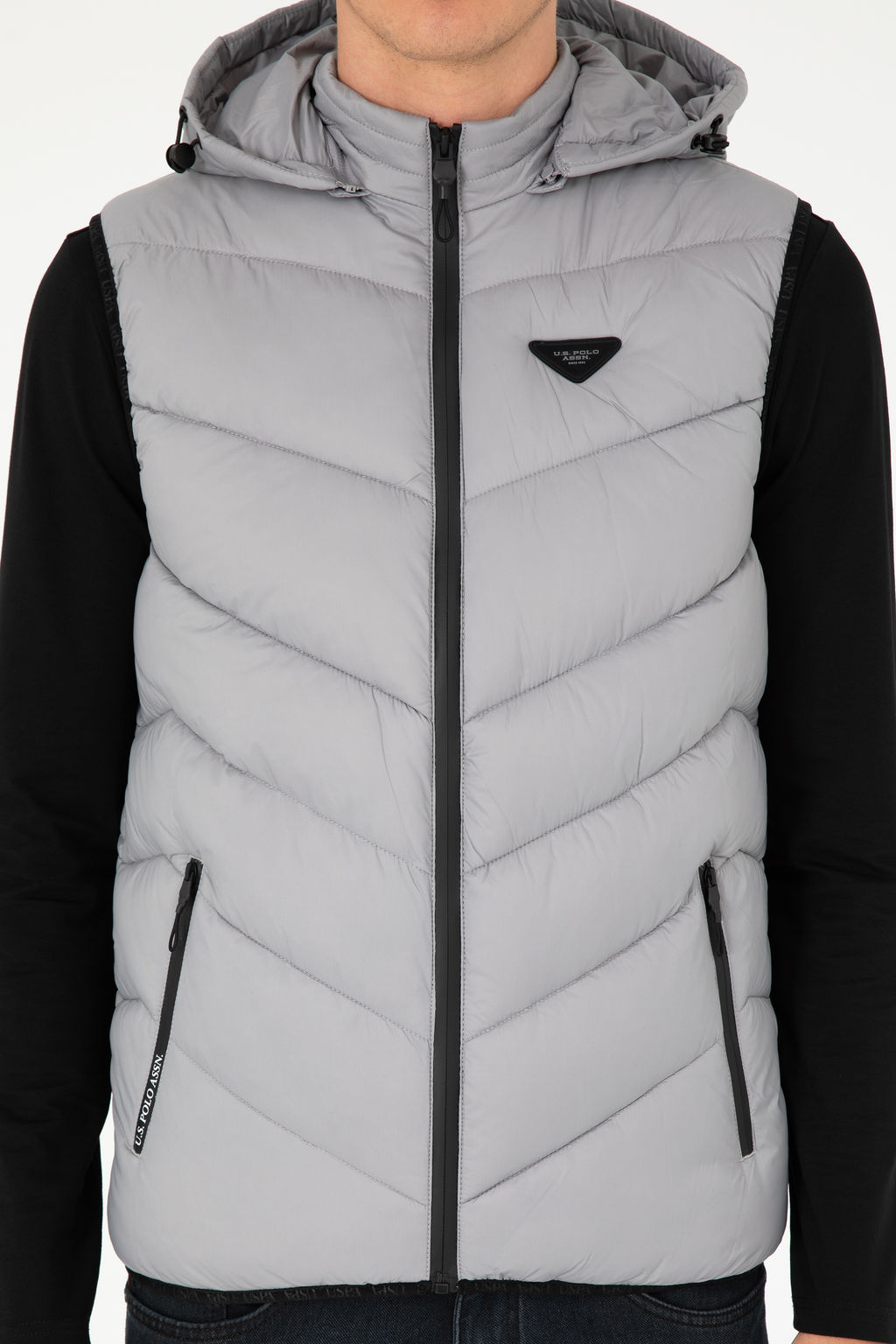 Erkek AГДk Gri Yelek - U.s. polo assn фото 6