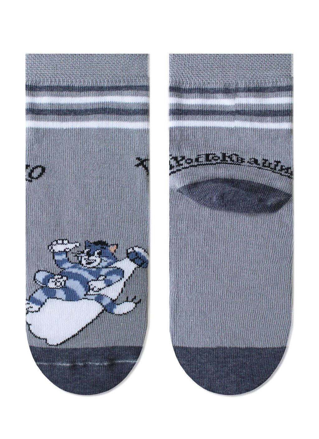 Цена за 2 пары БРЕСТСКИЕ НОСКИ ДЕТСКИЕ 3052 СОЮЗМУЛЬТФИЛЬМ ("Простоквашино", средней длины) СВ.СЕРЫЙ 23С3052
