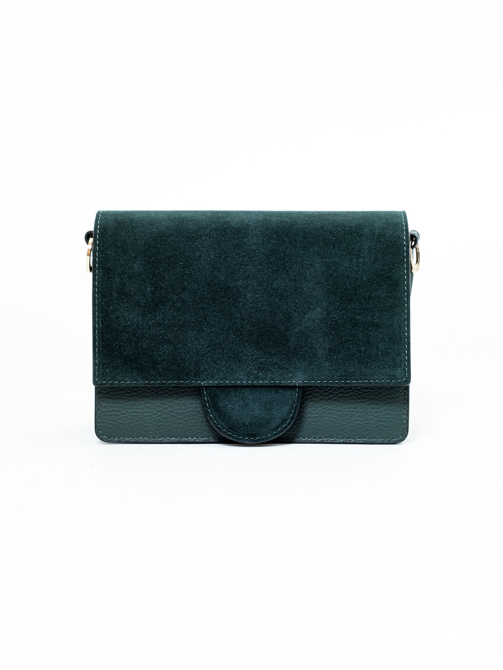 Сумка замшевая через плечо Deboro 30574 форест