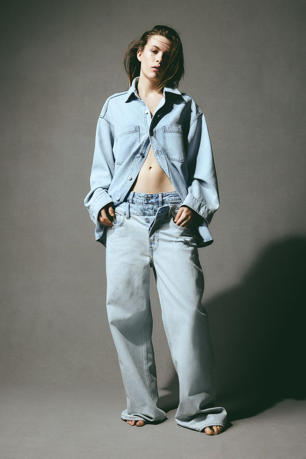 Baggy Wide Low Jeans - H&m фото 2