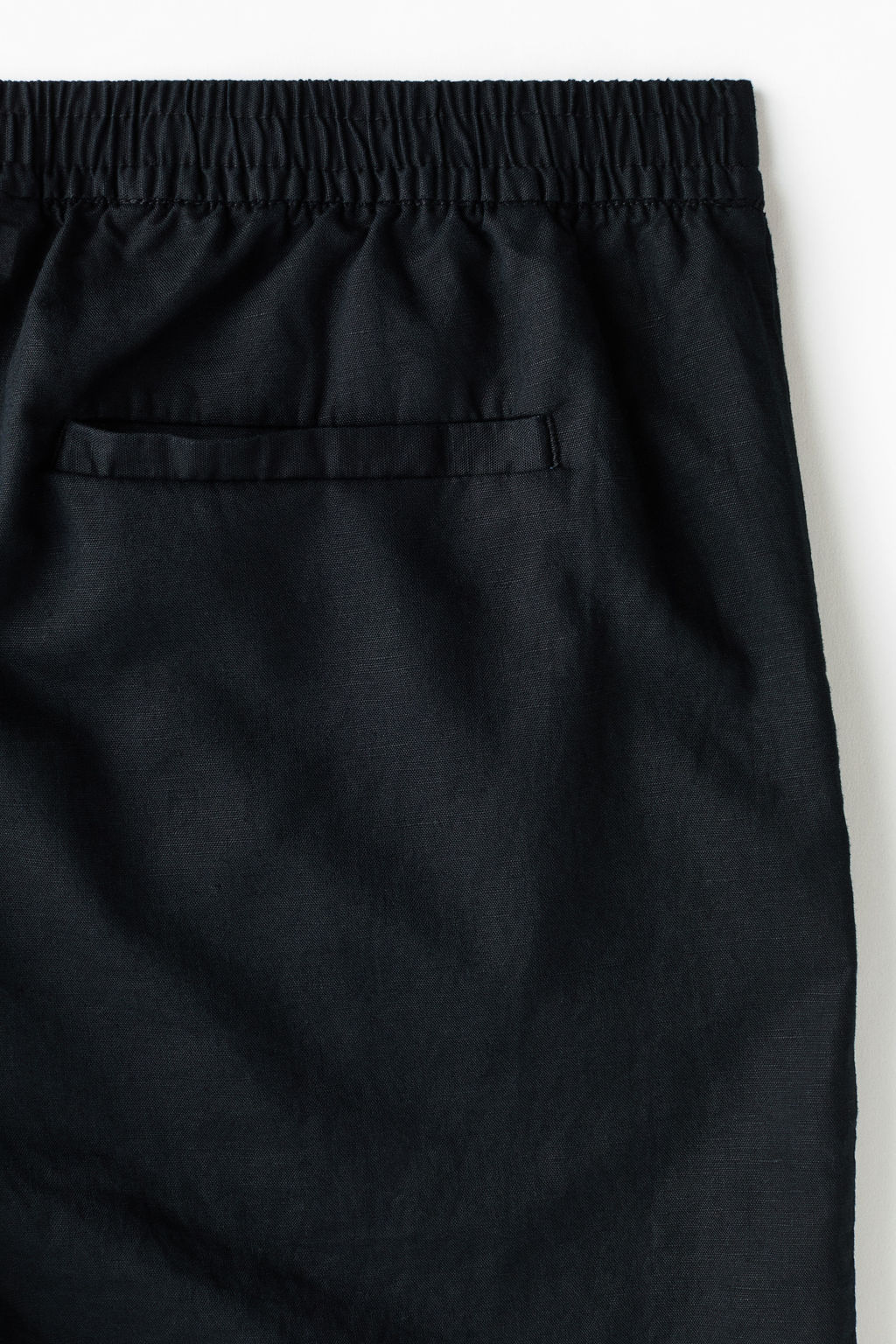 Pantal?n corto en mezcla de lino Regular Fit - H&m фото 9