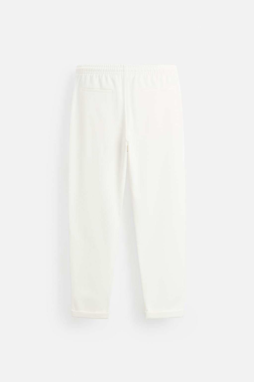 EASY CARE JOGGER WAIST TROUSERS - Zara фото 27