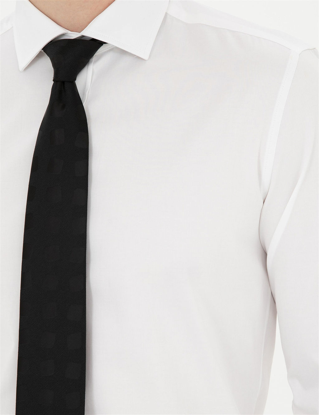 Beyaz Ex. Slim Fit Uzun Kollu Basic G_mlek
