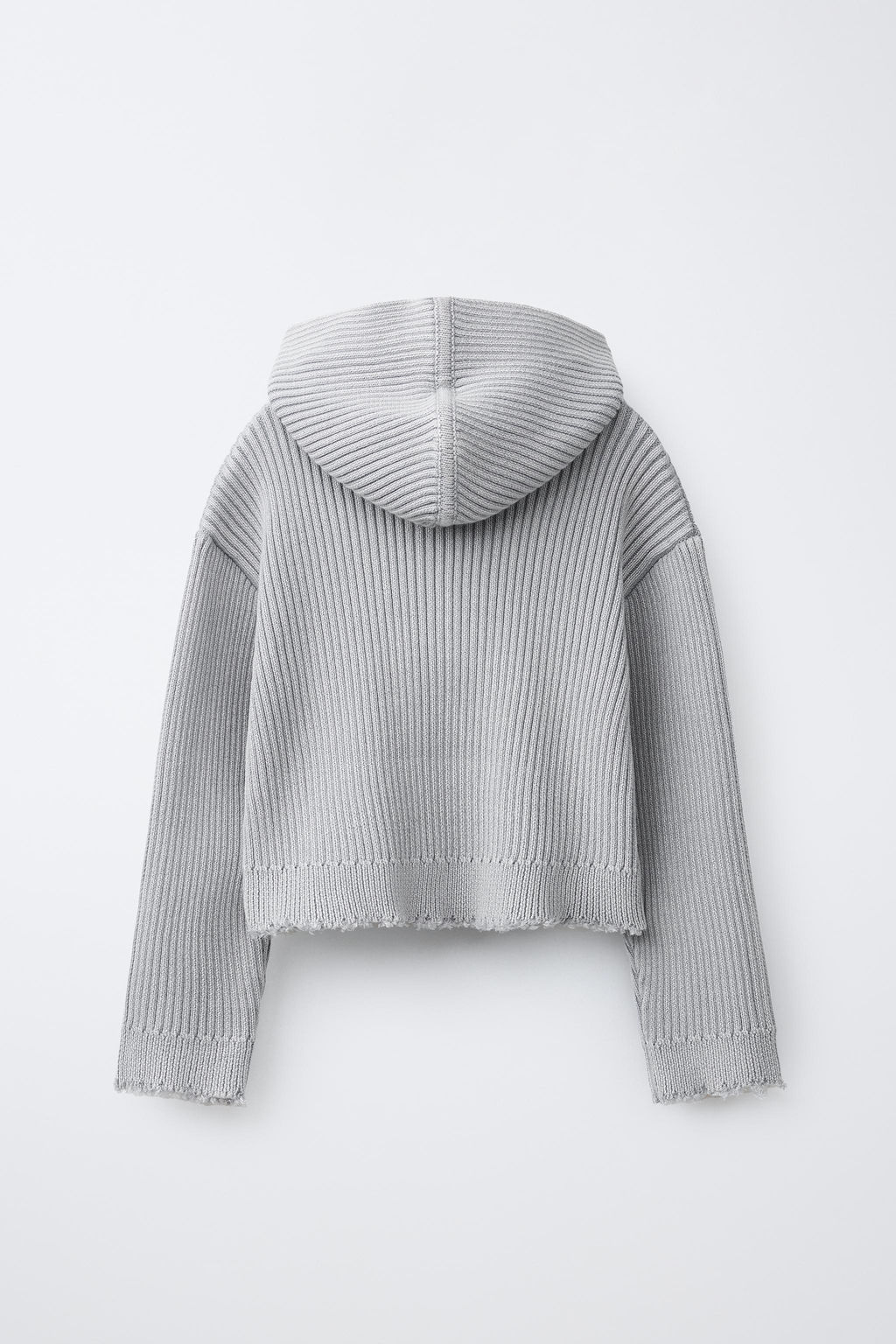 CHAQUETA PUNTO CREMALLERA / Gris medio - Zara фото 5