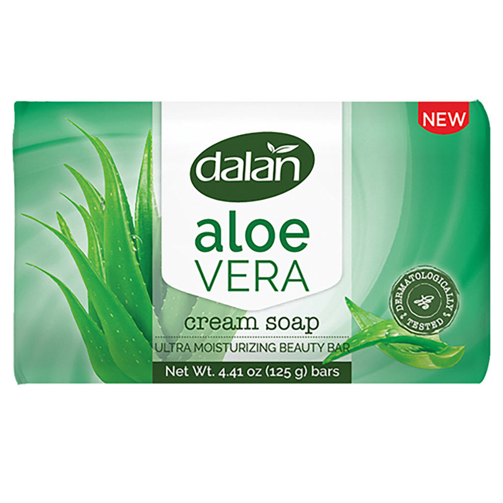 Мыло-крем туалетное твердое "Dalan" 150г, "Алое Вера" (Турция)