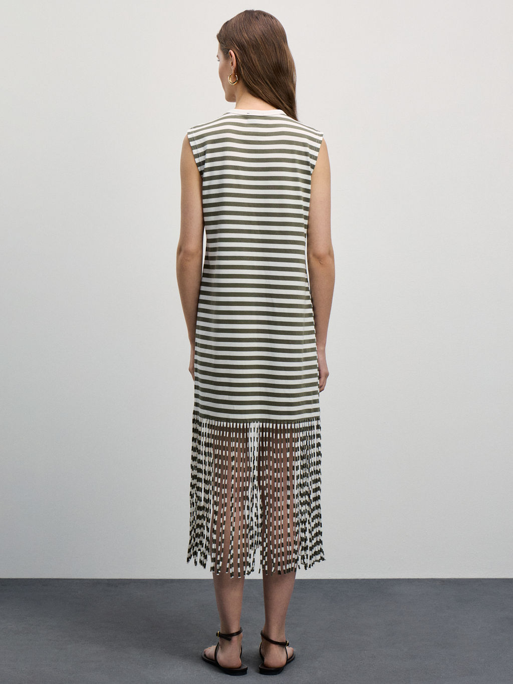 Платье с бахромой / Zarina  фото 4