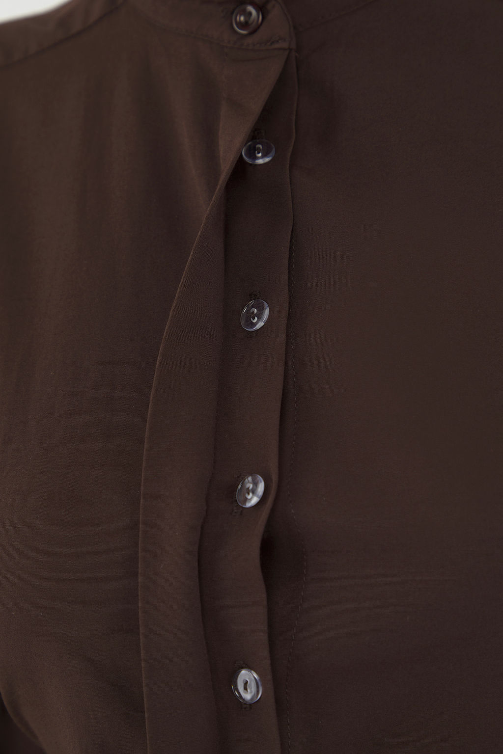 Kahverengi Limited Edition Kravat Detayl? Fitted Gomlek TWOAW26GO00047 - Trendyolmilla фото 14