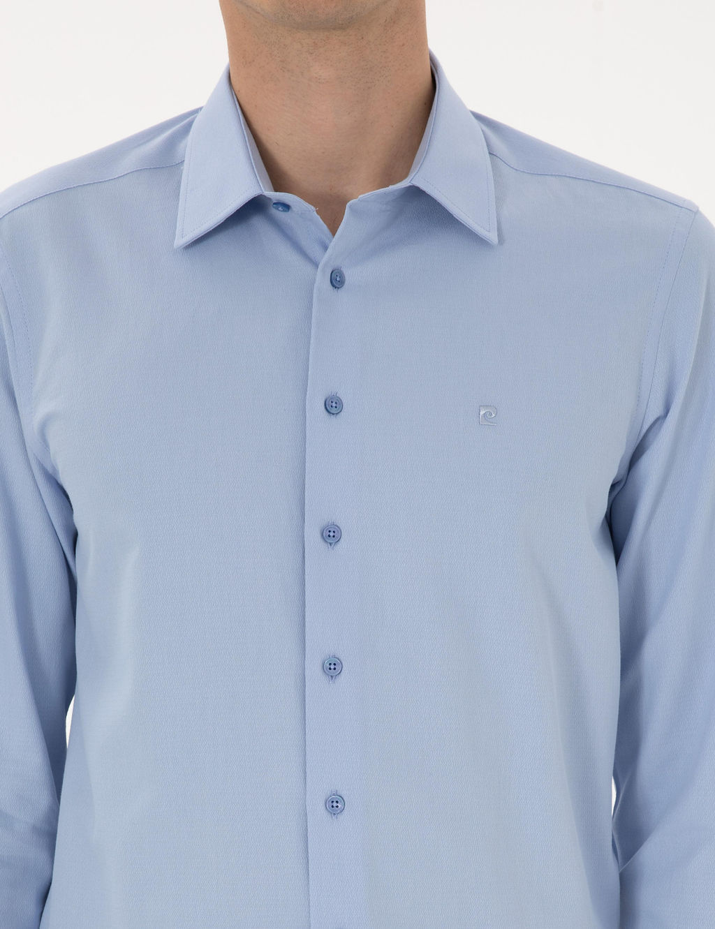 Mavi Slim Fit Uzun Kollu G_mlek - Pierre cardin фото 6