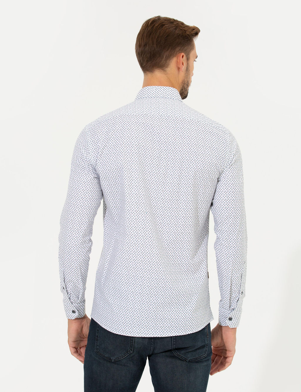 Ye_il Slim Fit Uzun Kollu G_mlek