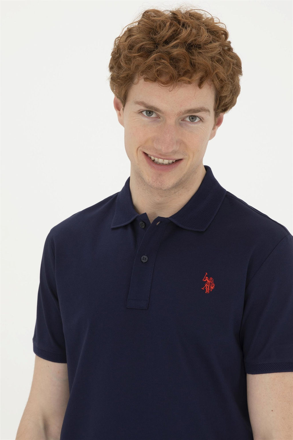 Мужская темно-синяя футболка - U.s. polo assn фото 2