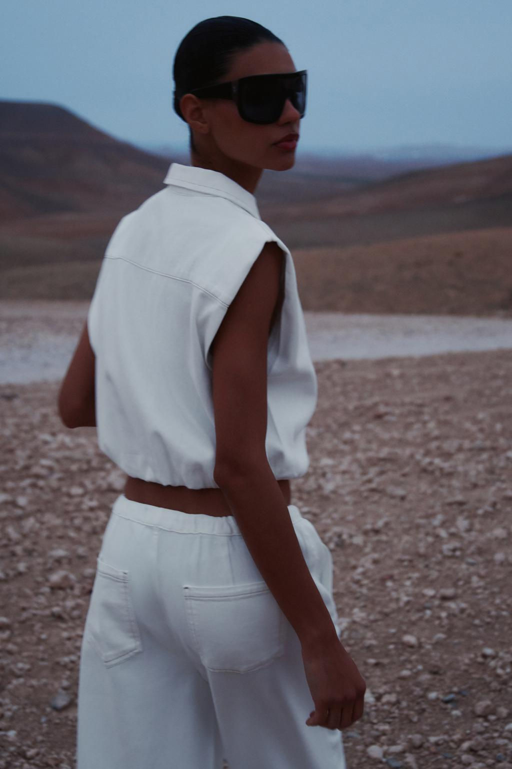 RUSTIC TROUSERS WITH DARTED HEMS - Zara фото 12