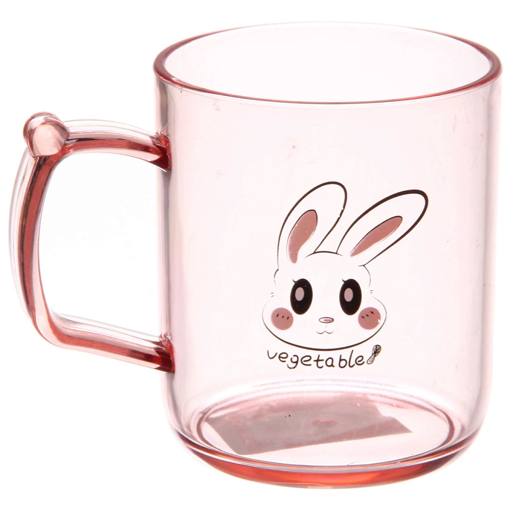 Цена за 3 шт. Кружка пластиковая 300мл "Милашка", микс цветов