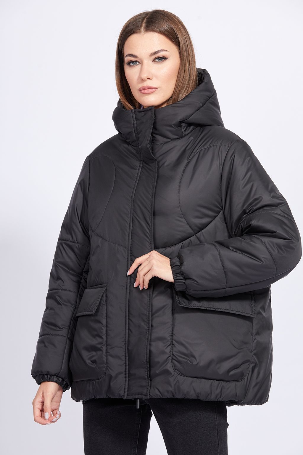 Куртка 2307 черный - Eola фото 4