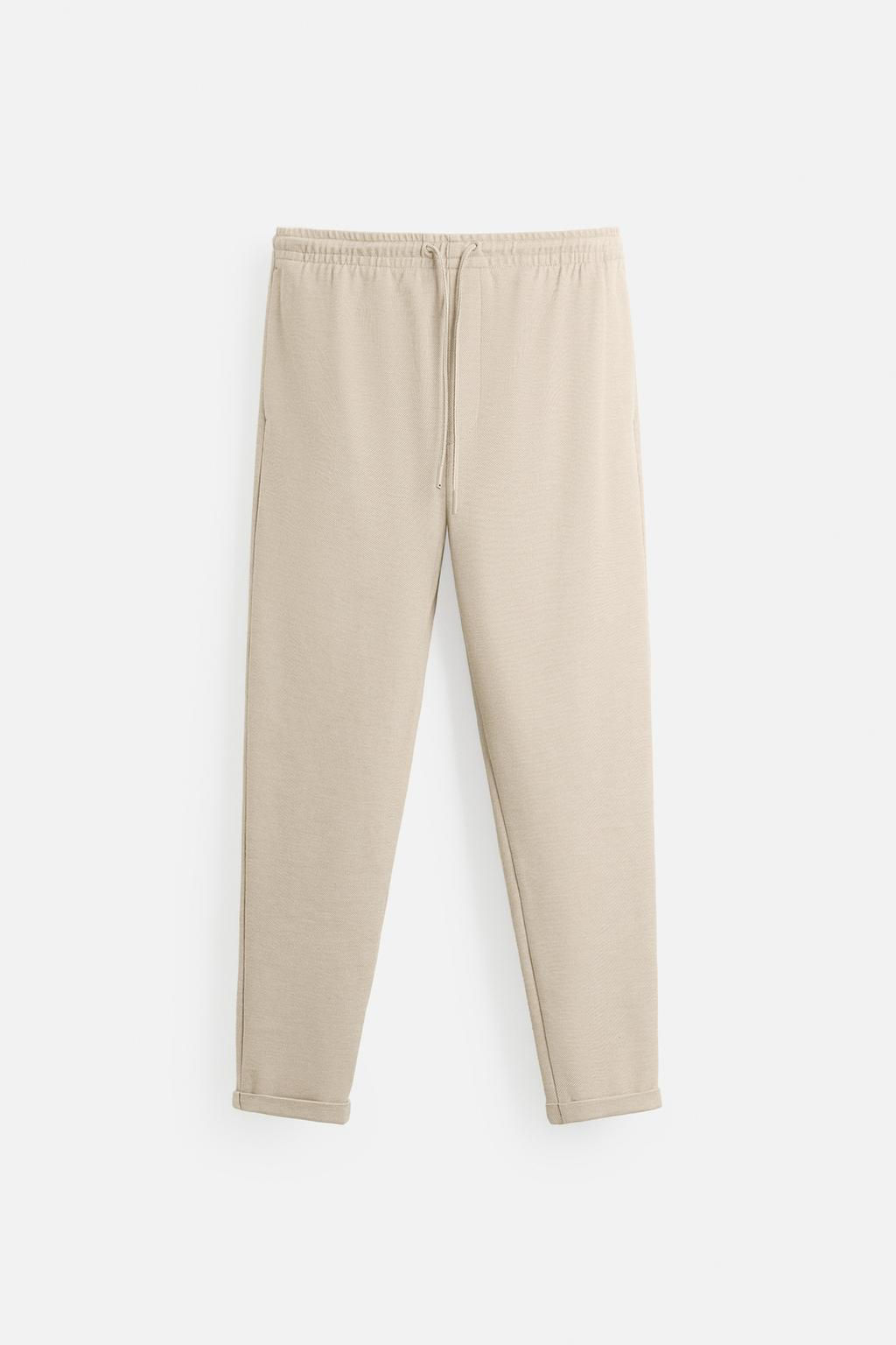 EASY CARE JOGGER WAIST TROUSERS - Zara фото 6