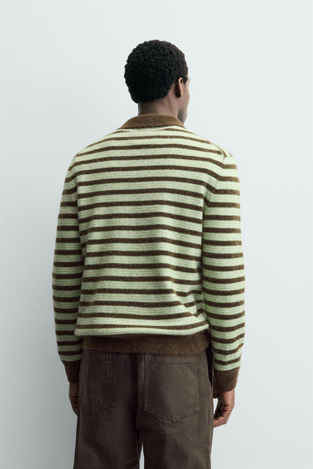 STRIPED KNIT POLO SHIRT - Zara фото 3