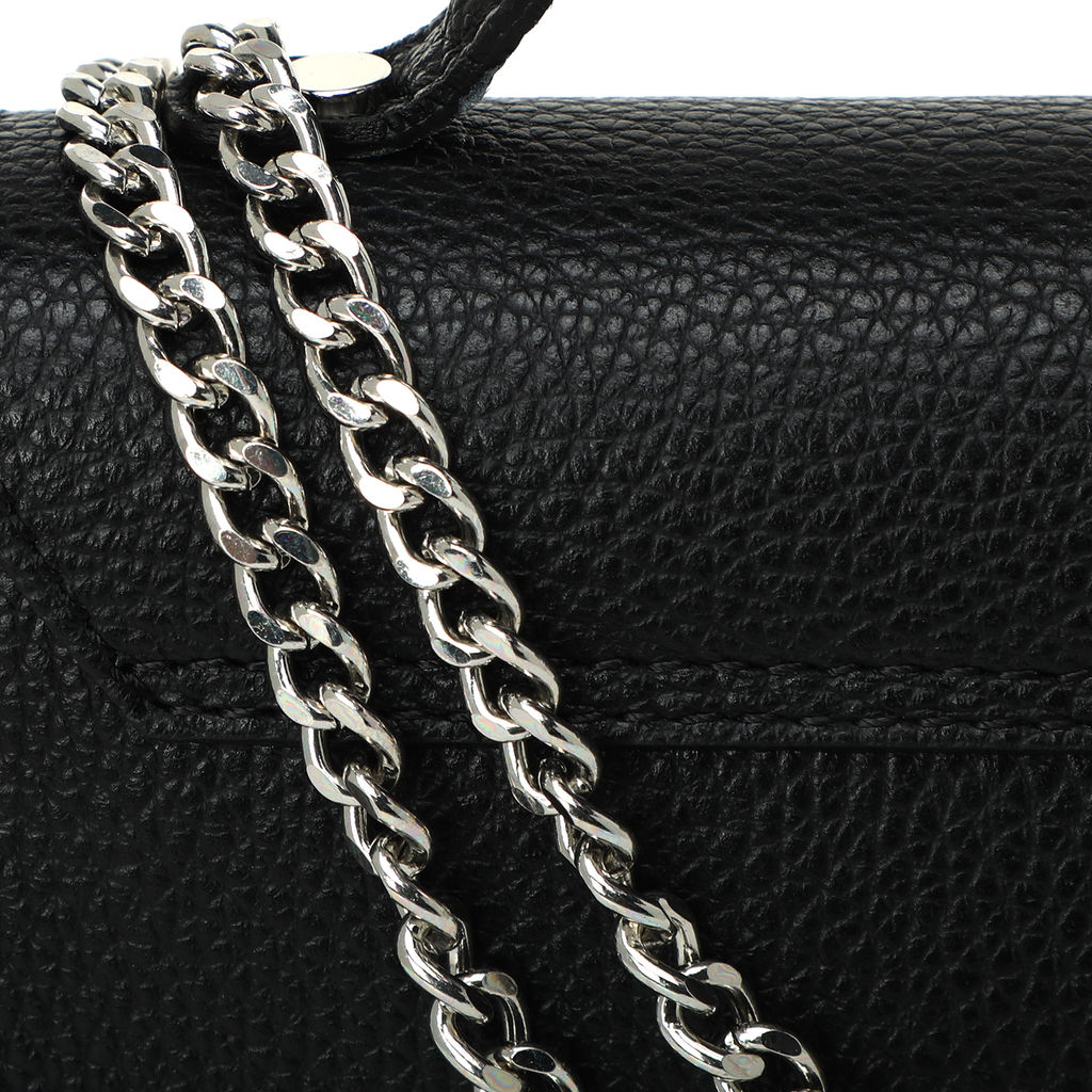 Женская сумка с ручкой DIVAS BAG ROSA Артикул 3648930, черный  фото 5