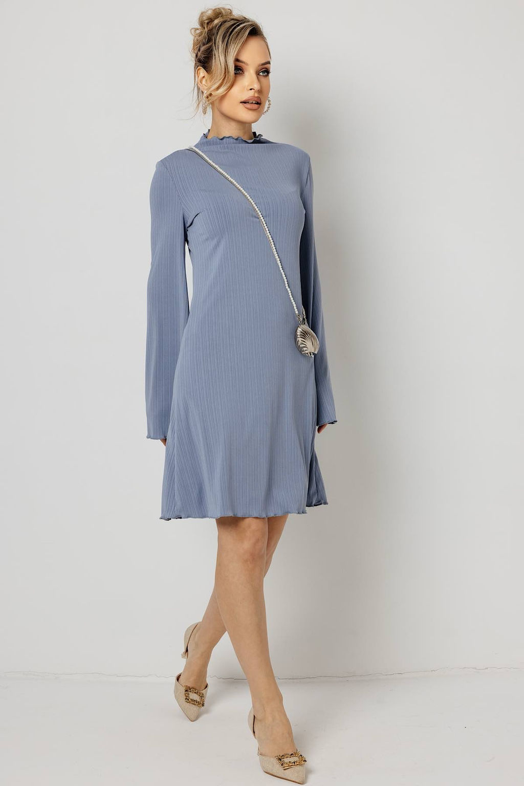 Платье женское 6167/03/Пыльно-голубой - Rise фото 2