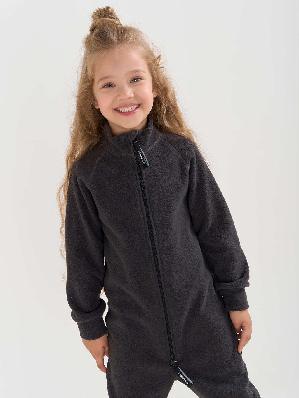 Комбинезон флисовый Антрацит - Bungly фото 6