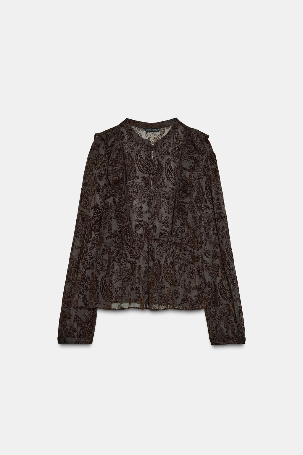 DEVOR_ RUFFLED BLOUSE - Zara фото 5