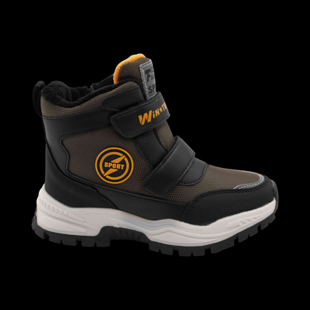 Ботинки мембранные на меху А7717-9 хаки