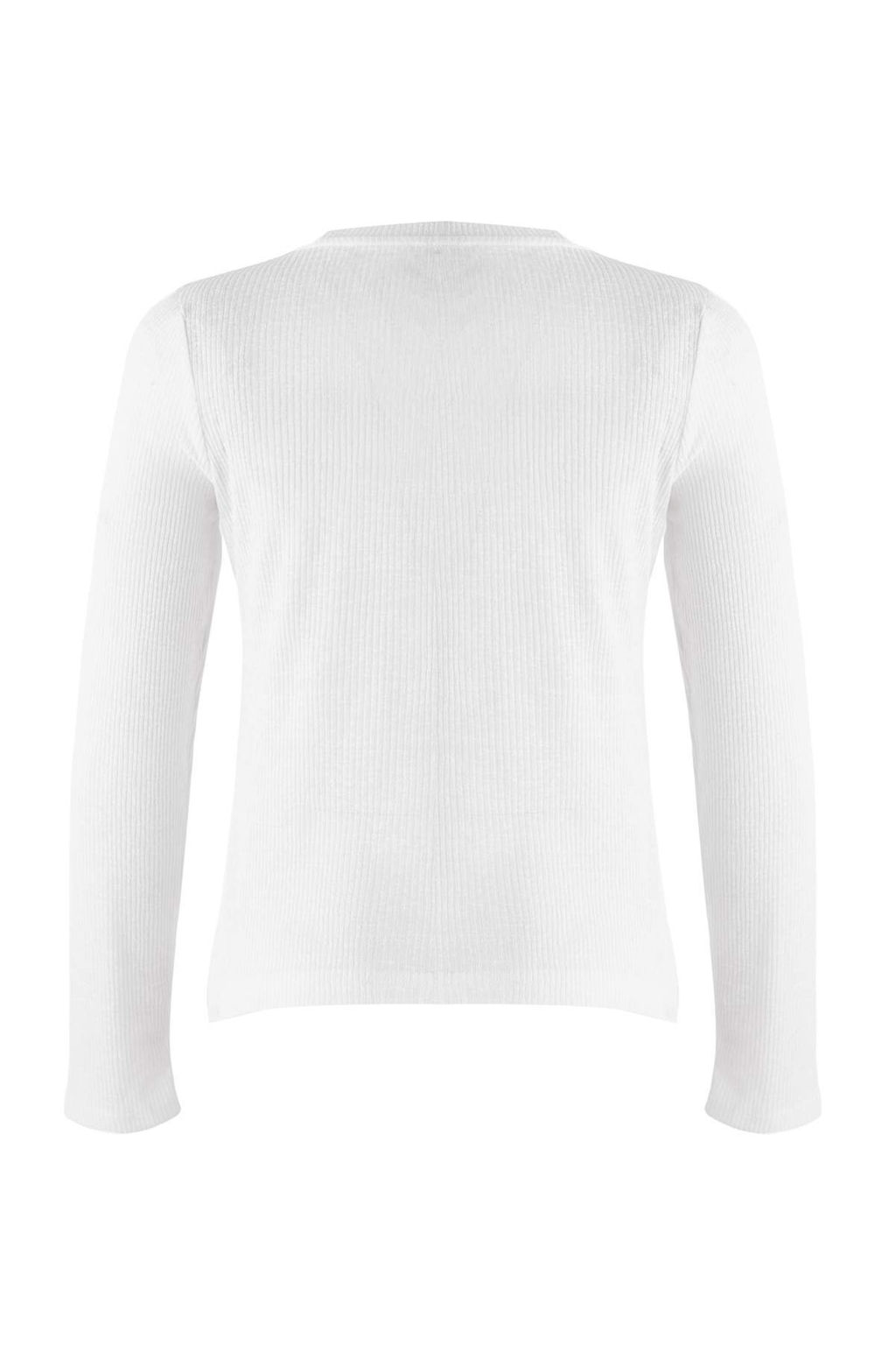 Wardrobe Essentials  Antrasit Triko Gorunumlu Orme Bluz | TWOAW26BZ00150 - Trendyolmilla фото 5