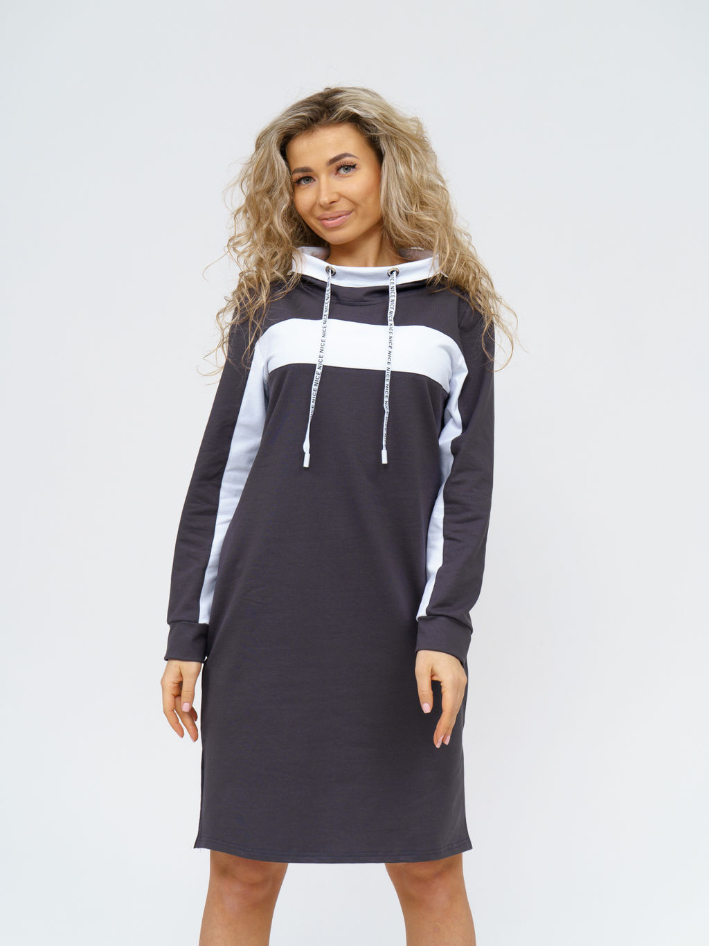 945 Платье "Серый"