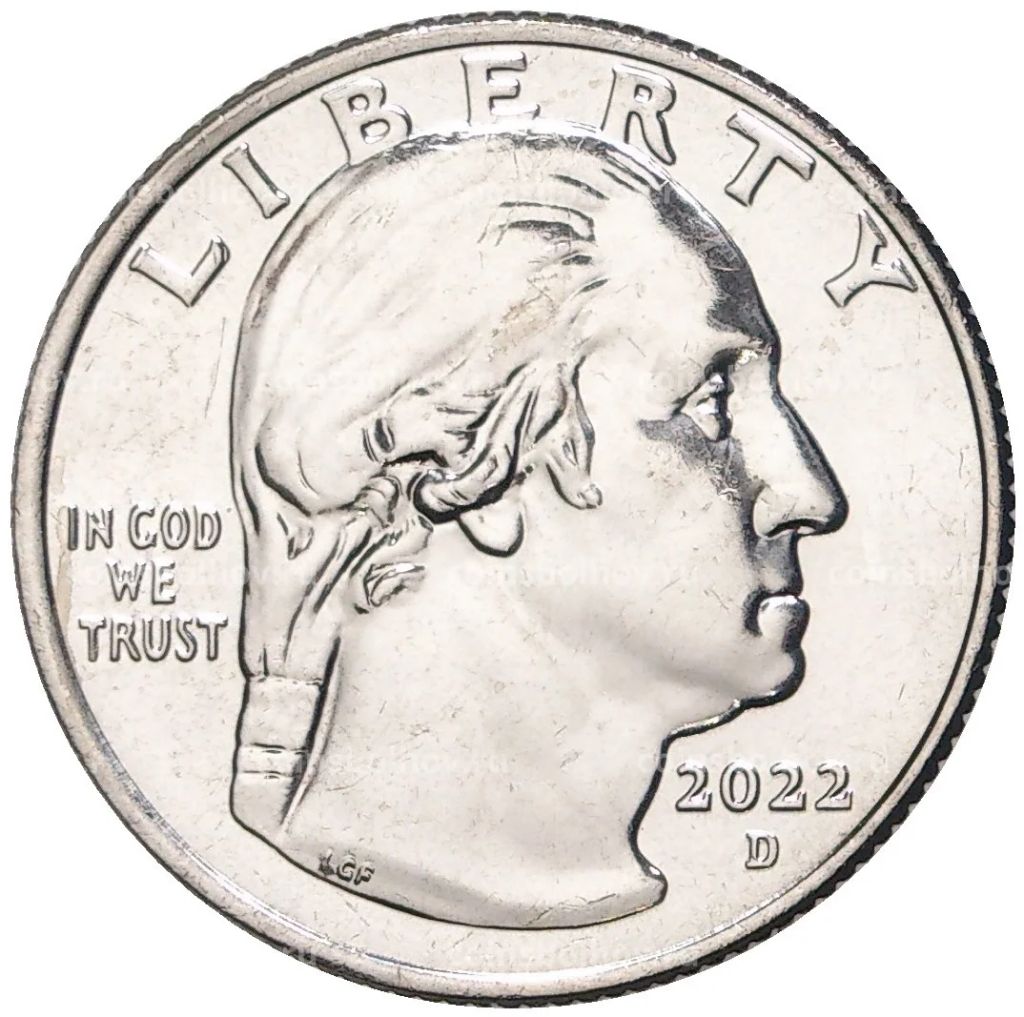 Монета 1/4 доллара (25 центов) 2022 года D США Американские женщины  Анна Мэй Вонг