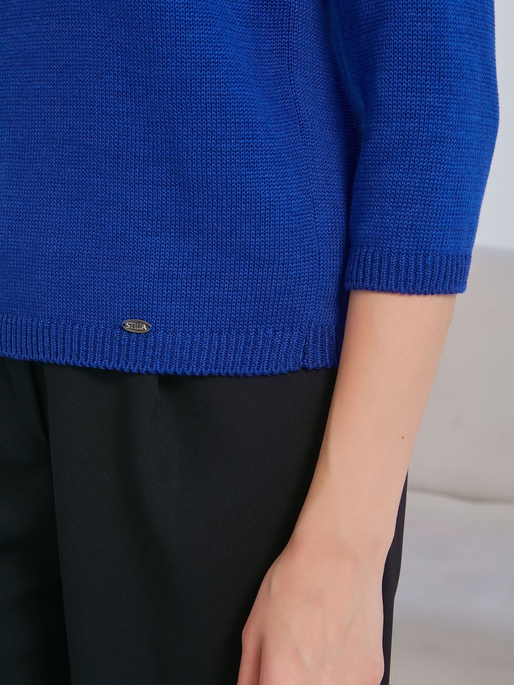 Джемпер вязаный с рукавом 3/4 - Stilla фото 6