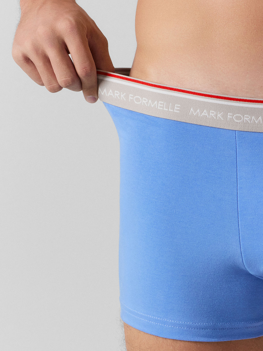 Цена за 2 штуки! Трусы боксеры мужские голубые - Mark formelle фото 4