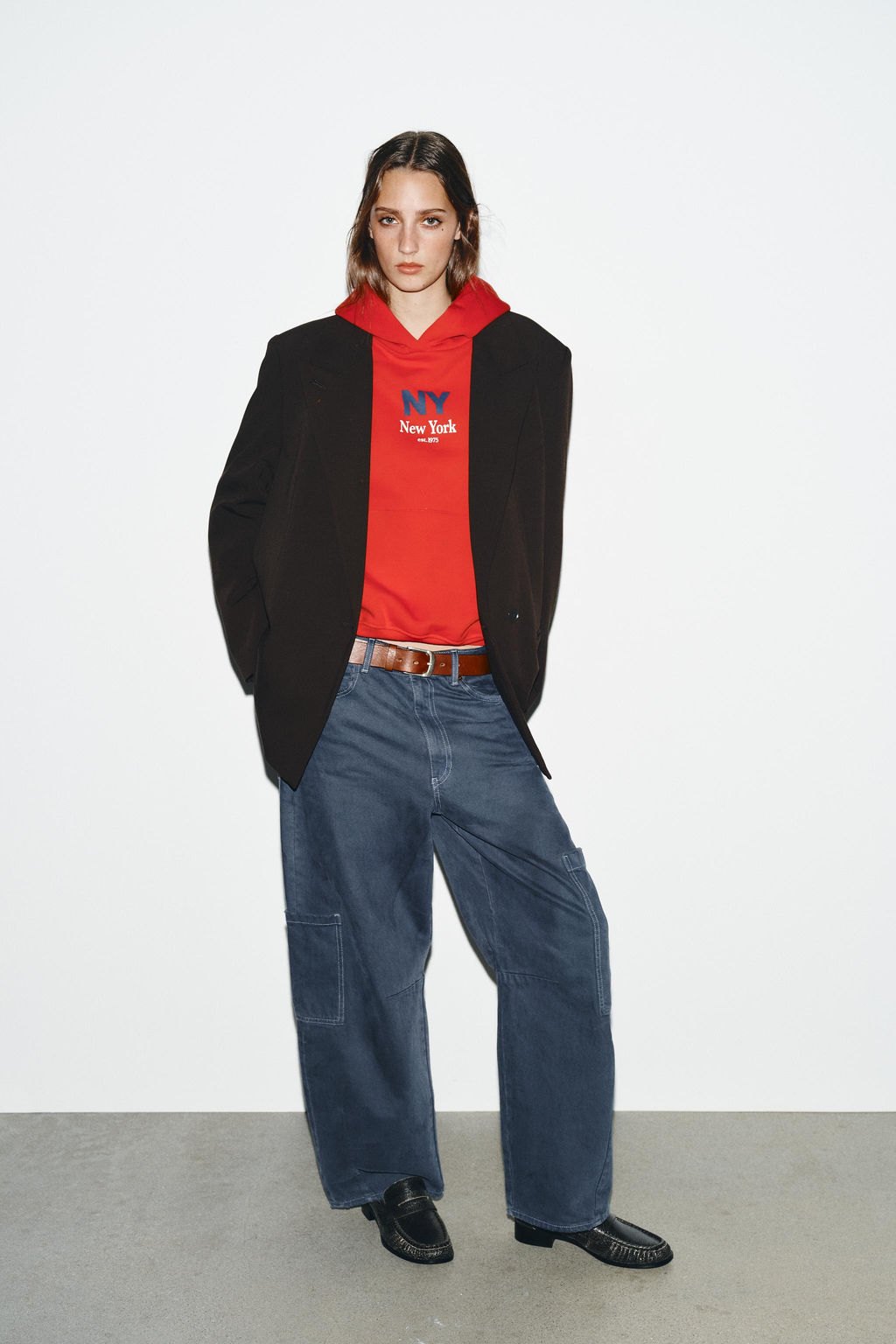 OVERSIZE DOUBLE-BREASTED BLAZER