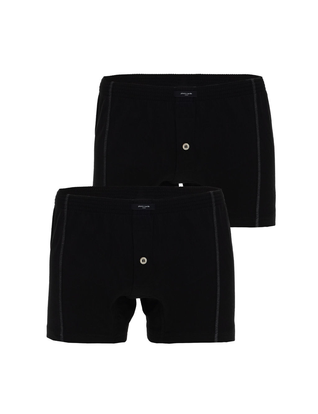 Siyah Pamuklu 2li Boxer