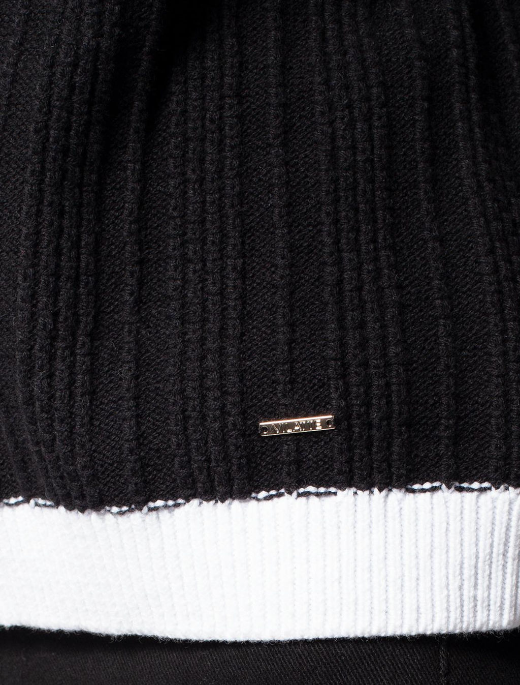 VILATTE / Жакет фактурной вязки с золотистыми пуговицами  фото 3