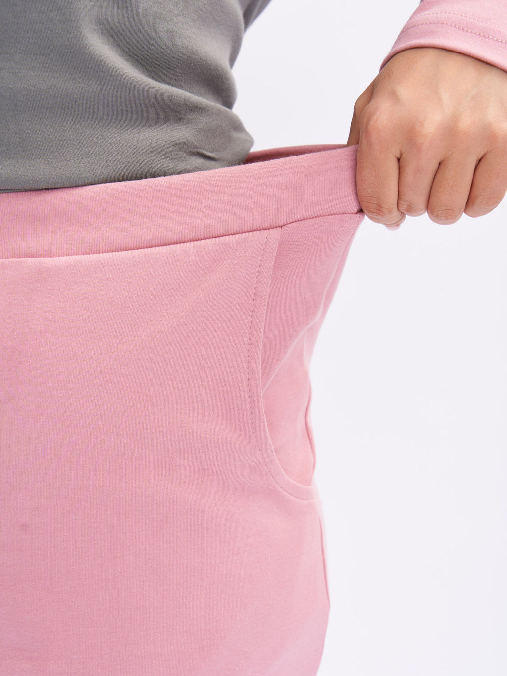 Брюки из трикотажа BB01902PIN37 - Артесса фото 3