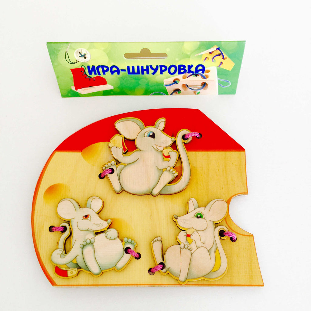 Шнуровка арт. 7795 "Мышки" /40*