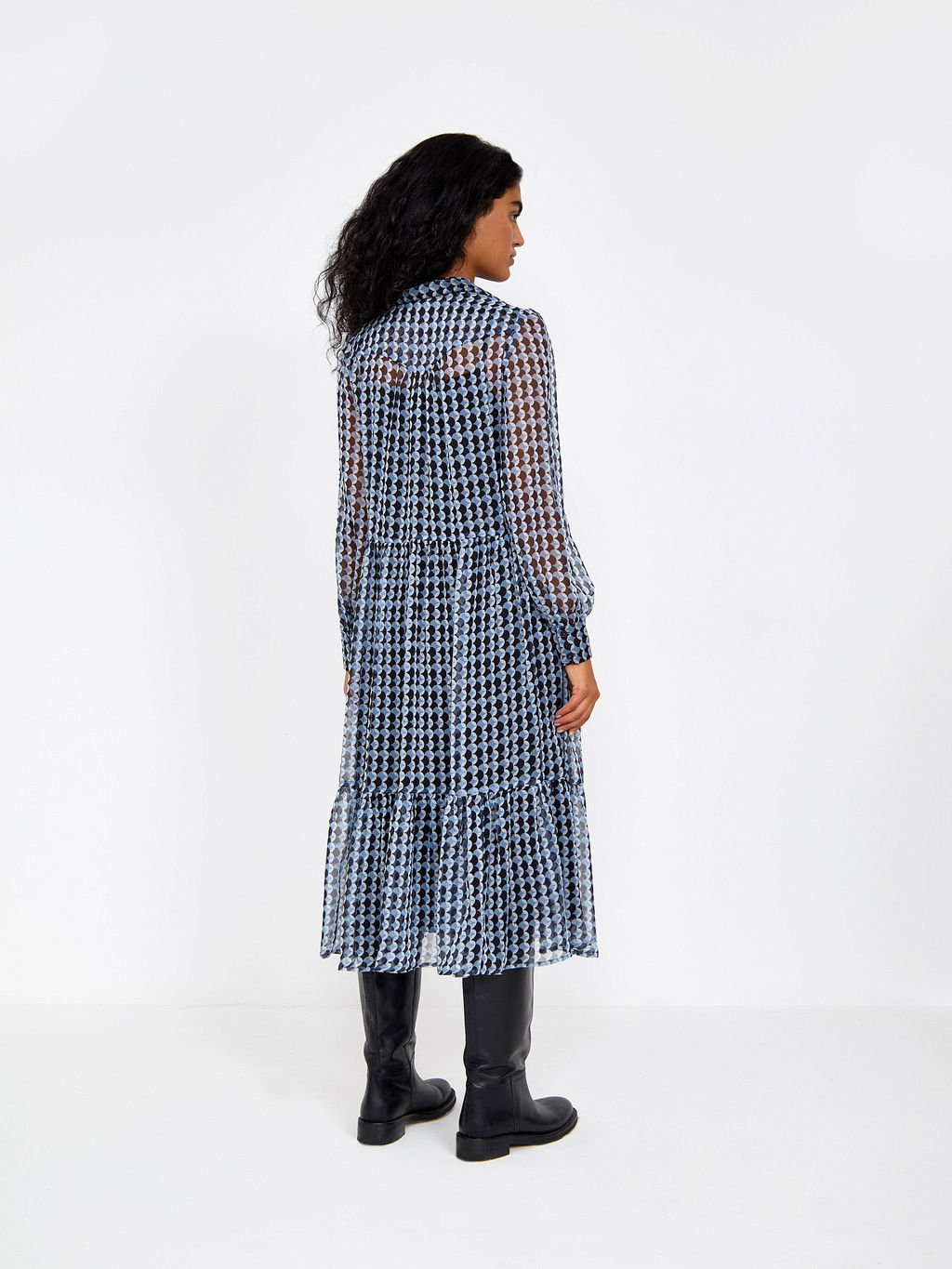 Платье со сборками PL1354/jitty - Emka фото 5