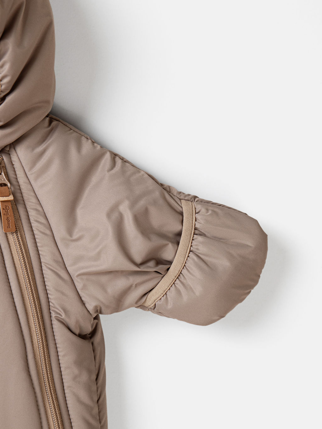 Комбинезон демисезонный с закрытой ножкой Латте 0+ - Bungly фото 3