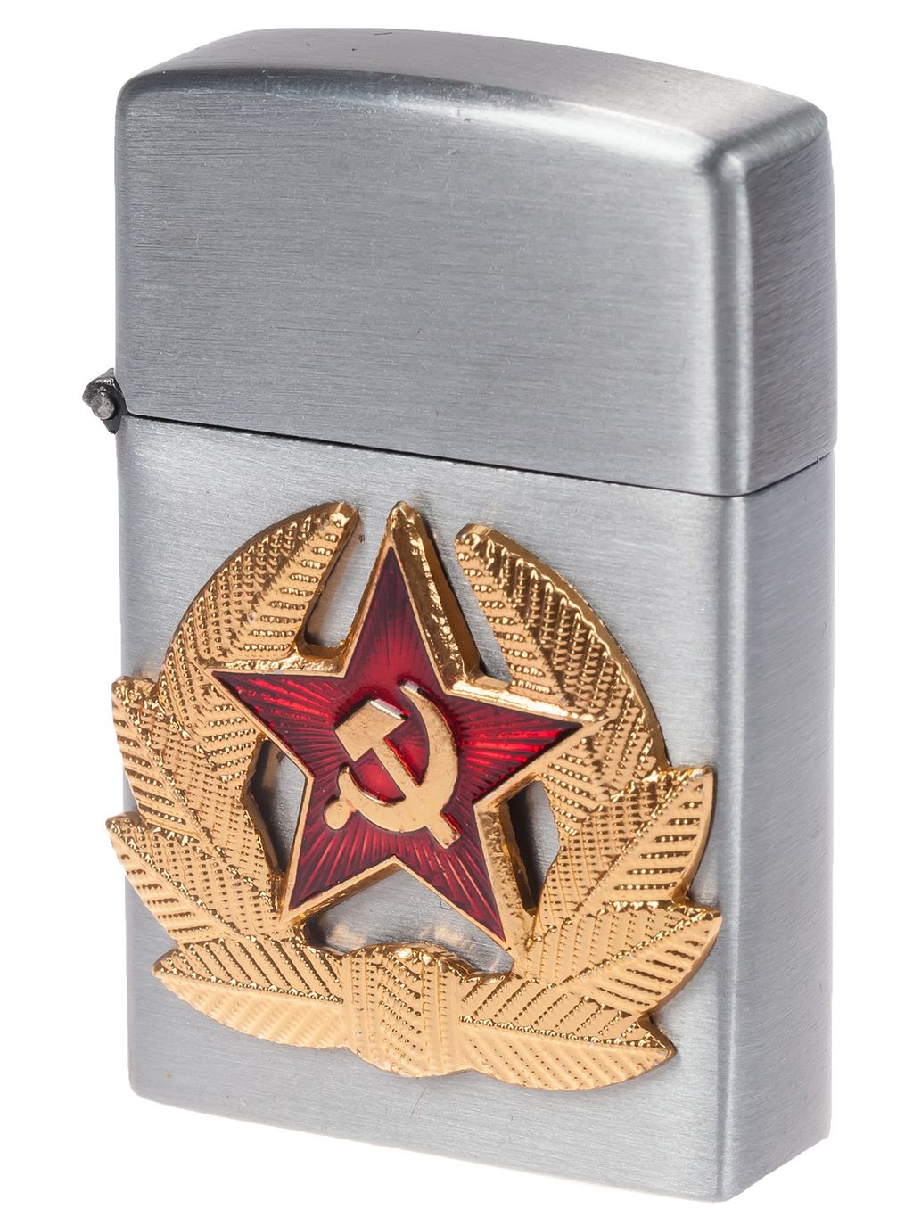 Армейская зажигалка с кокардой СА (газовая Zippo)№550