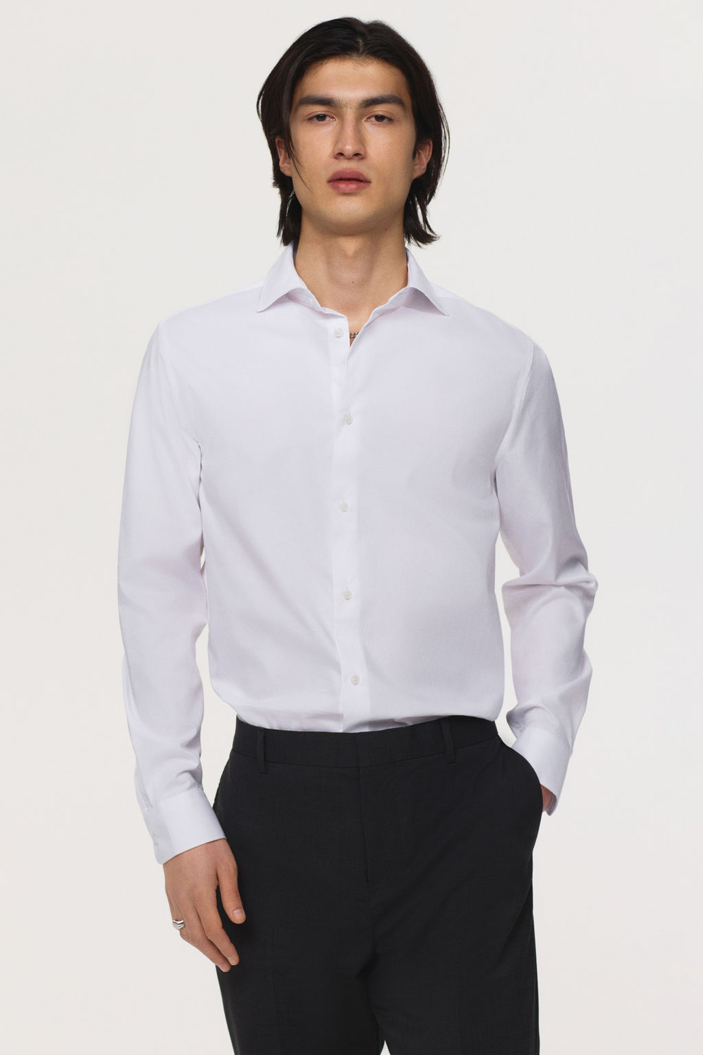 Camisa de algod?n Slim Fit - H&m фото 4