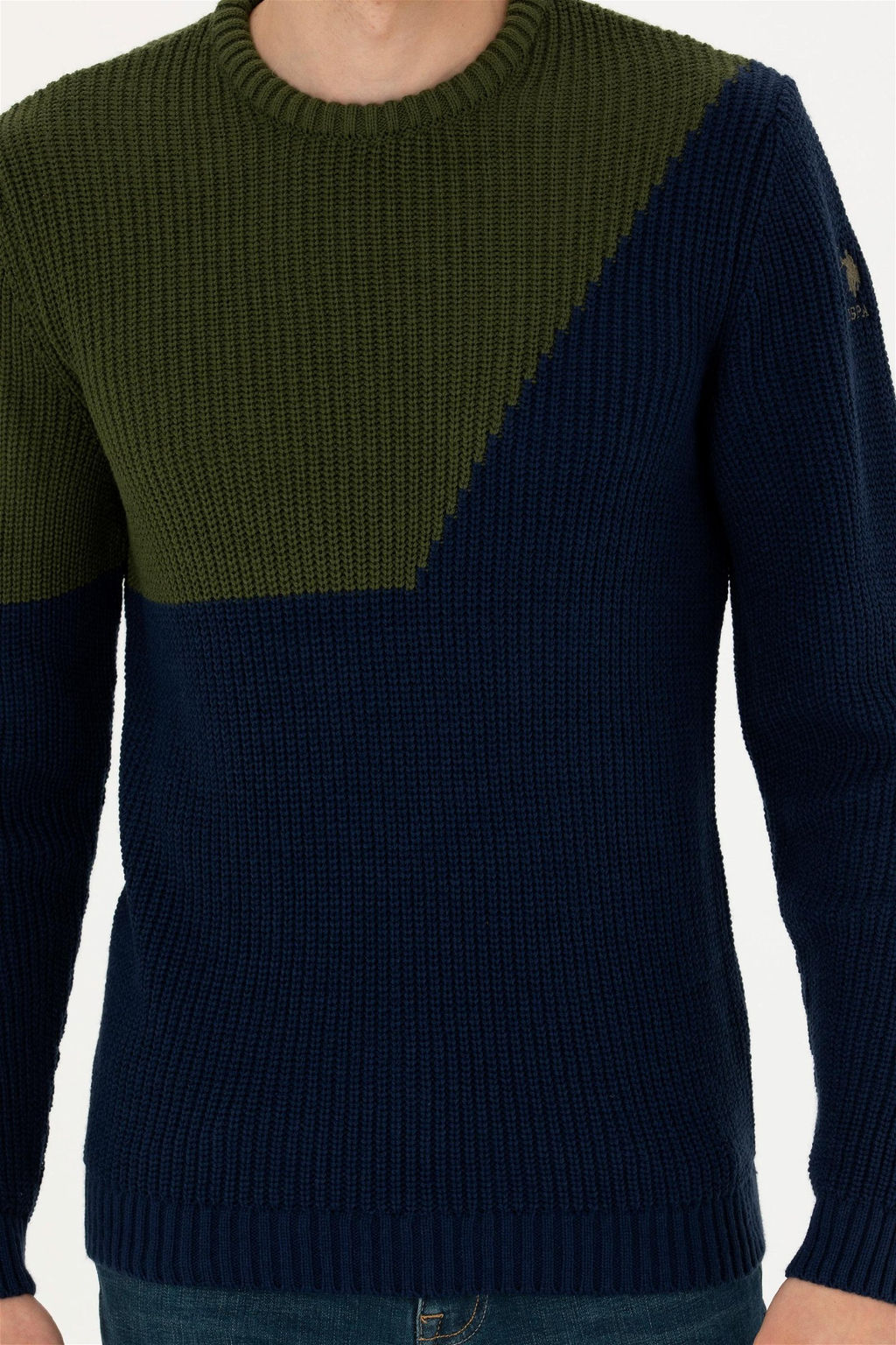 Мужской темно-синий свитер - U.s. polo assn фото 6