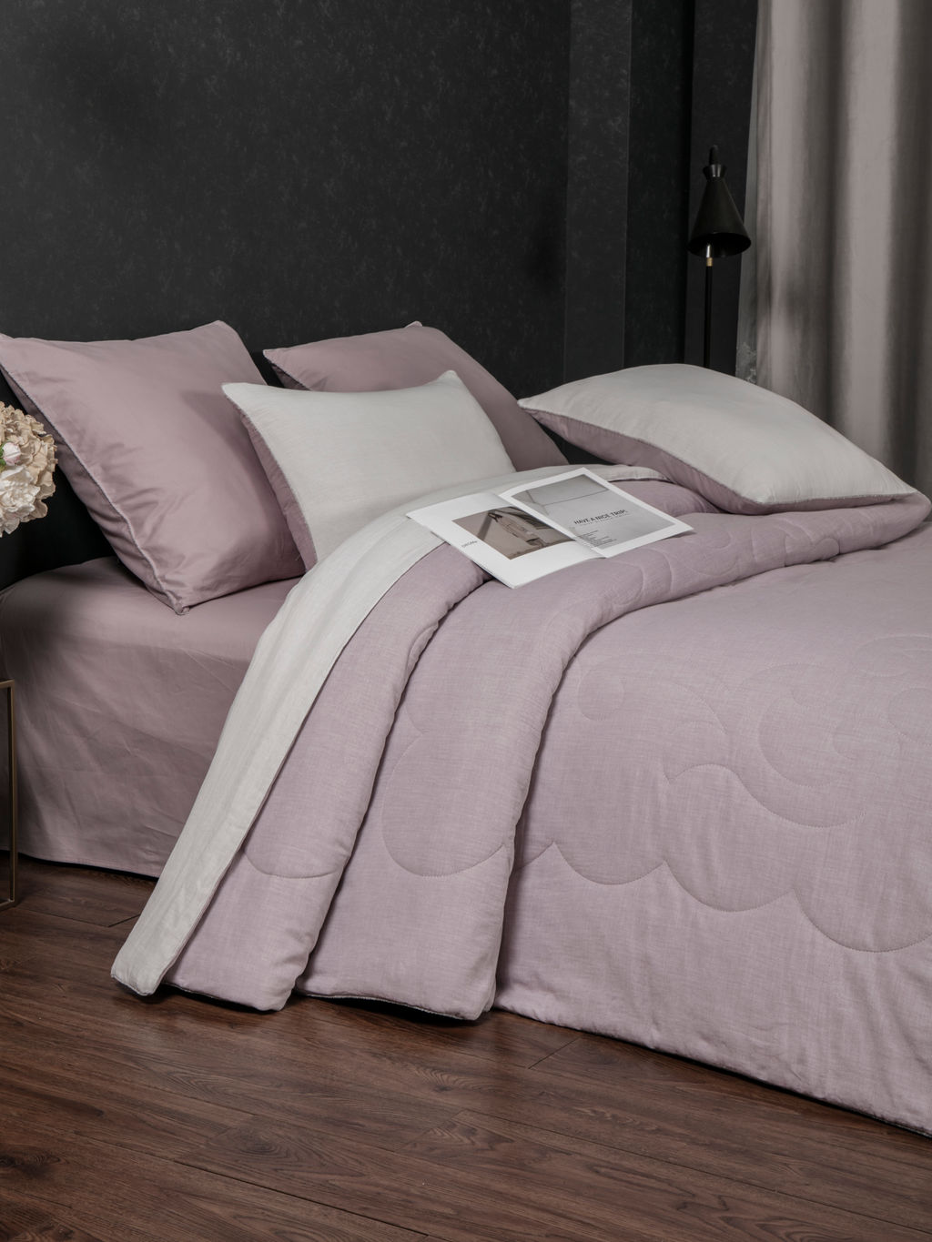 Комплект с одеялом Османтус (лаванда перламутр) MOROCCO