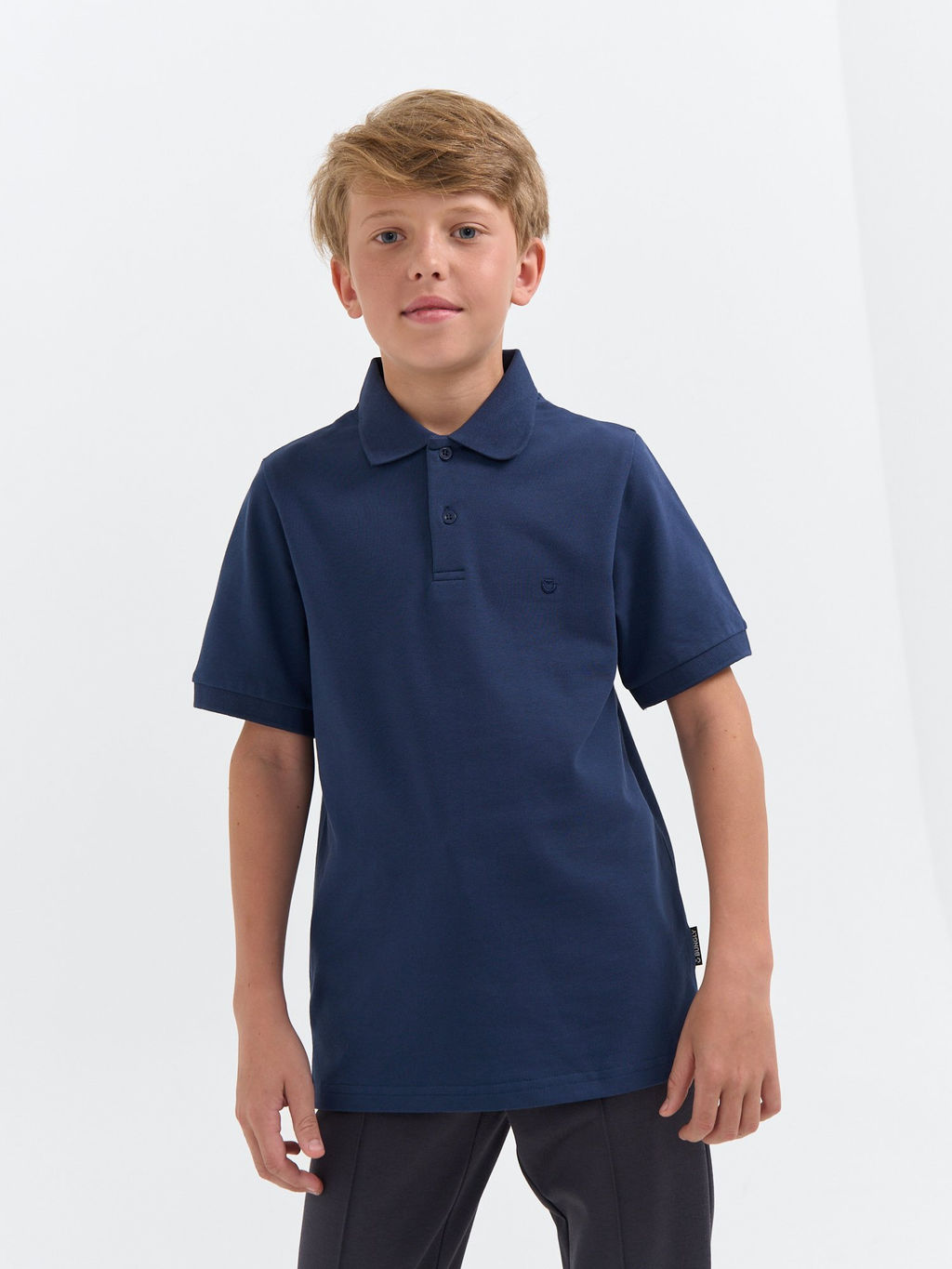 Футболка поло Синяя 7+ - Bungly фото 2