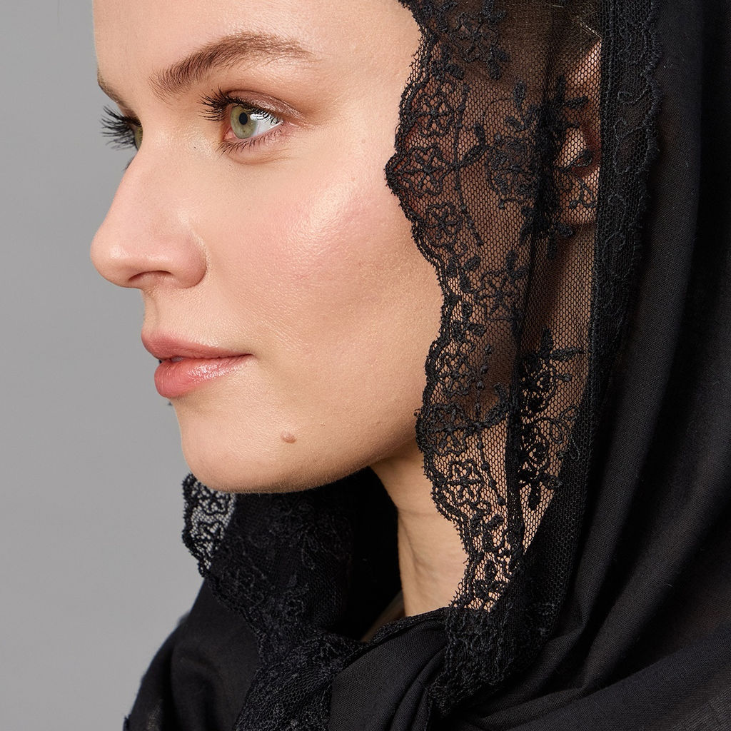 Косынка хлопковая 180 х 110 см - Мастерская ПОКРОВ фото 7