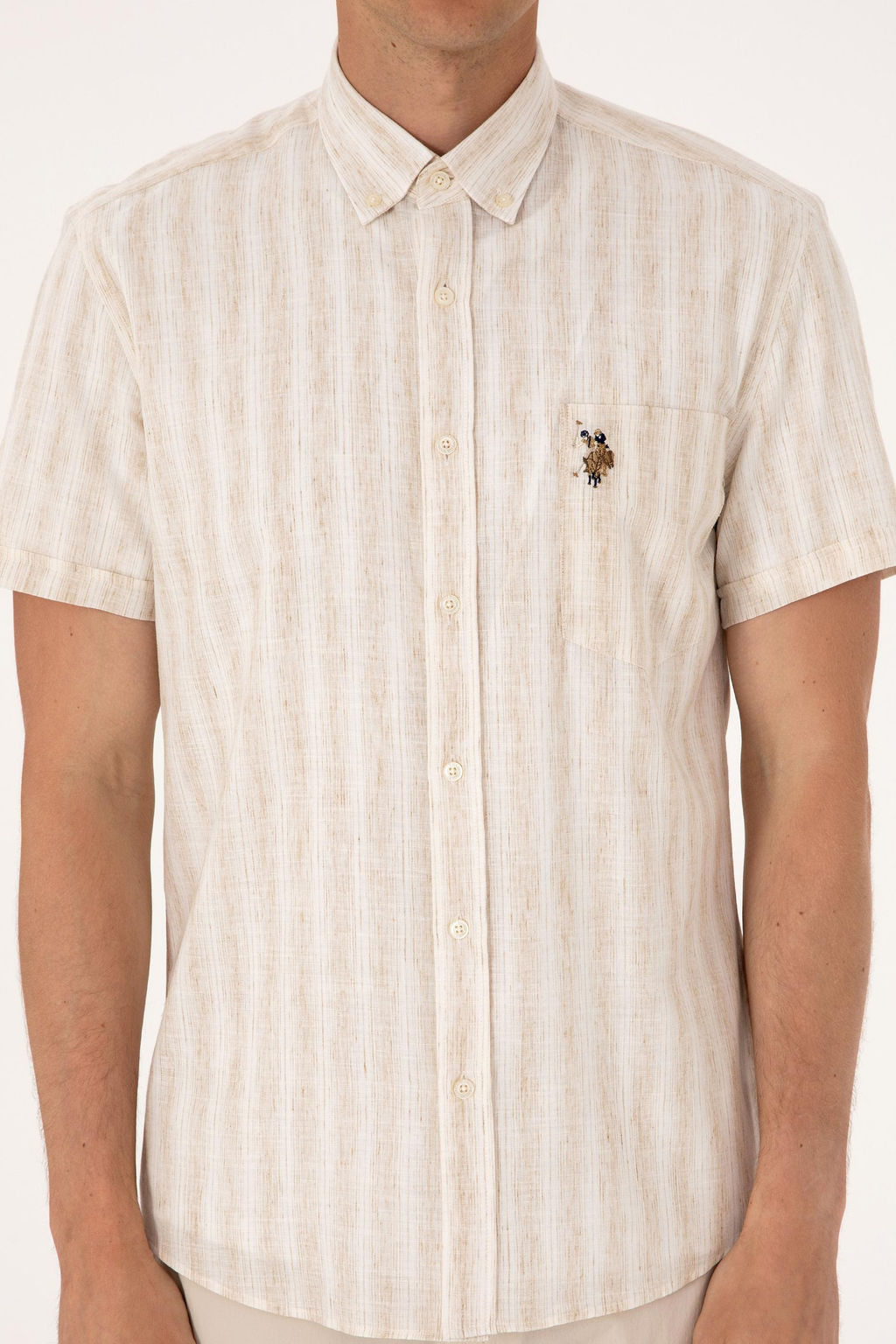 Erkek Camel K_sa Kollu G_mlek - U.s. polo assn фото 6