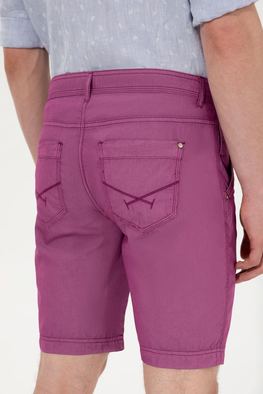 U. S. Polo Assn Мужские фиолетовые тканые шорты - U.s. polo assn фото 7