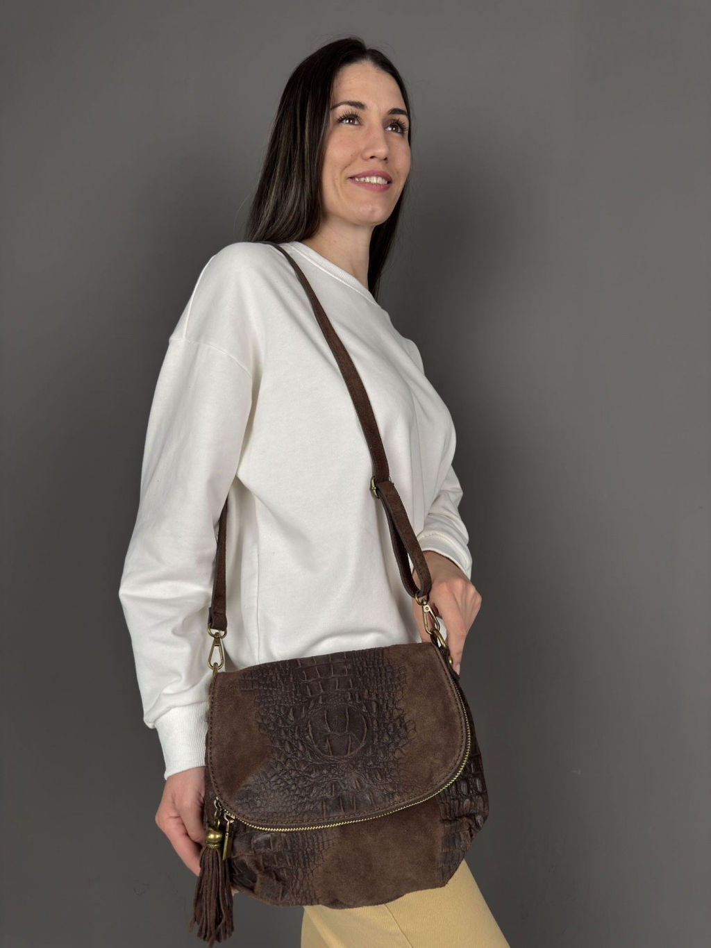 Сумка женская из телячьей кожи