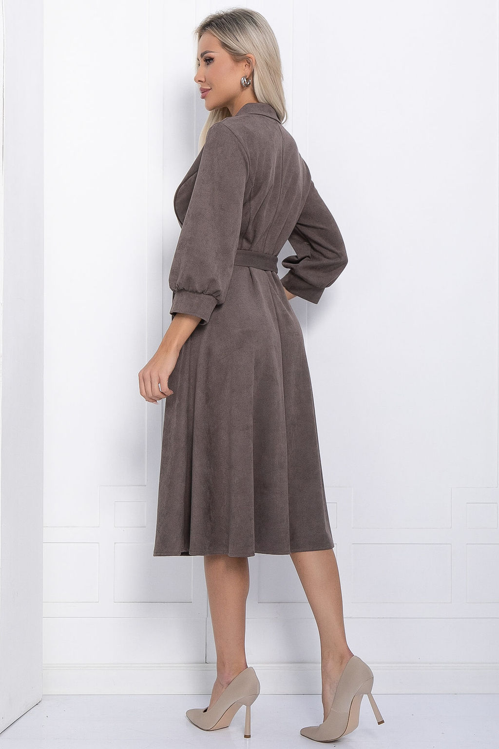 Платье Калимба (коричневое) П12284-12 - Lt collection фото 2