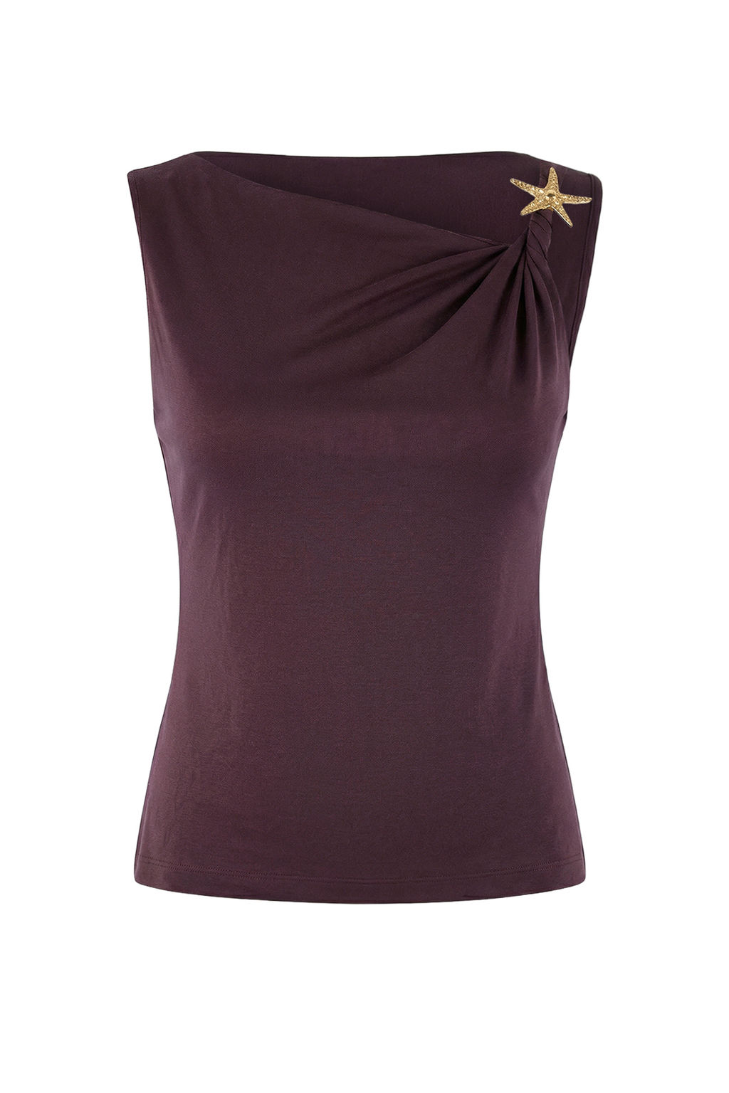 More Sustainable Murdum Fitted Asimetrik Yaka Aksesuar Detayl? Modall? Orme Bluz TWOSS26BZ00181 - Trendyolmilla фото 5