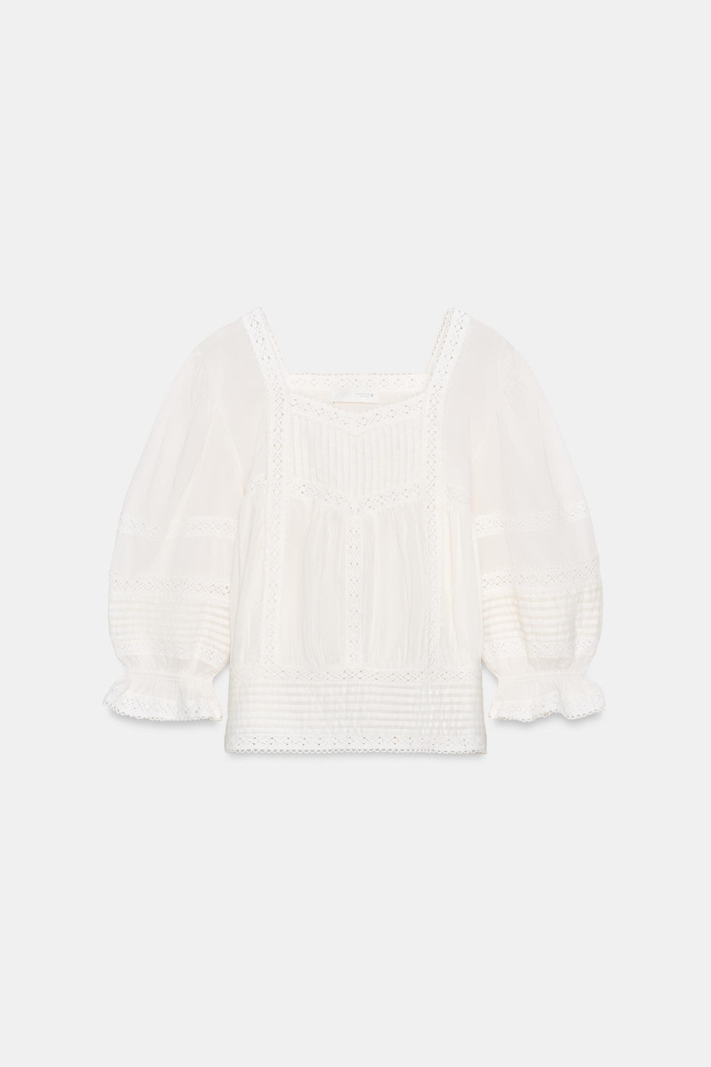 BLUSA ROM?NTICA ZW COLLECTION / Crudo - Zara фото 4